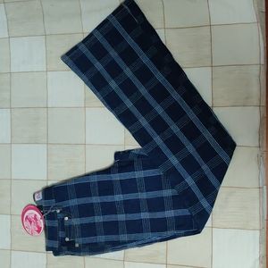 Blue stripe/checkers Pants